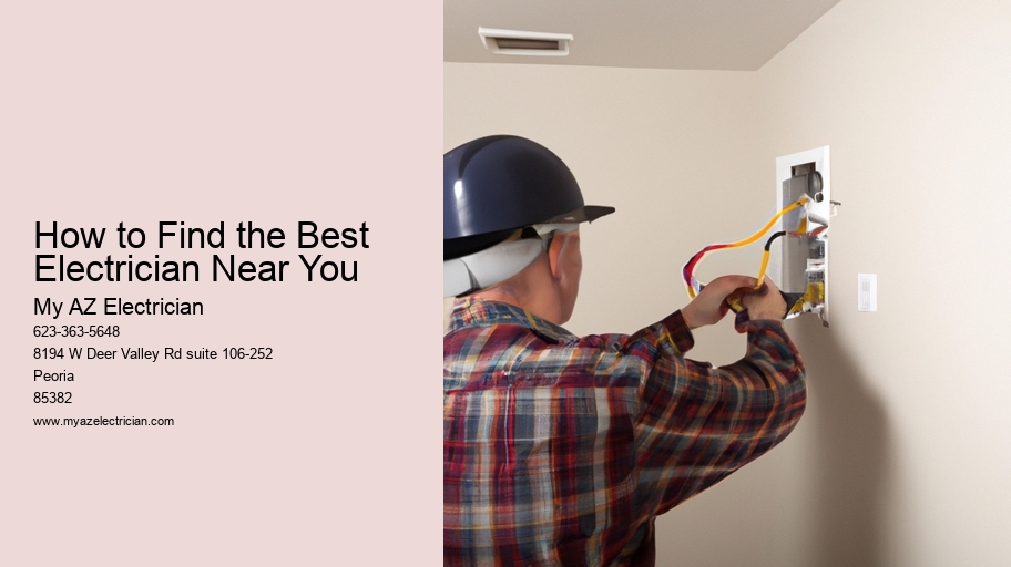 How to Find the Best Electrician Near You
