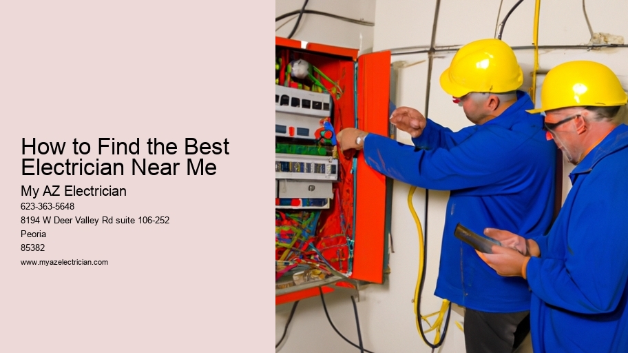How to Find the Best Electrician Near Me
